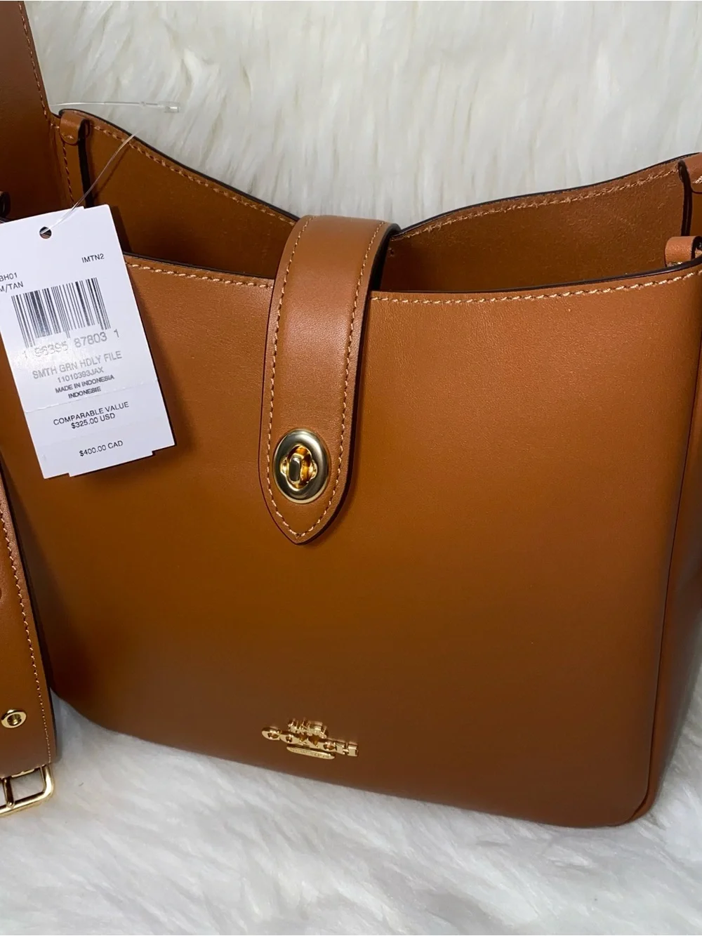 Coach leather purse Hadley Convertible Crossbody New with tags
